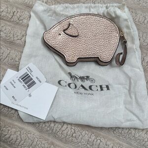 Coach Party Pig Coin Case LIMITED ED